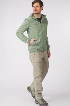 Fashion Jack Wolfskin Softshell Jas Feldberg Hoodie M Eucalyptus