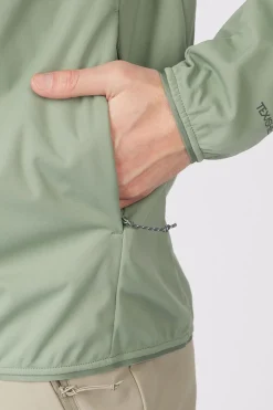 Fashion Jack Wolfskin Softshell Jas Feldberg Hoodie M Eucalyptus