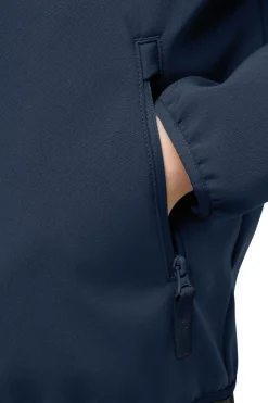 Discount Jack Wolfskin Softshell Jas Fourwinds Jacket Kids Night Blue