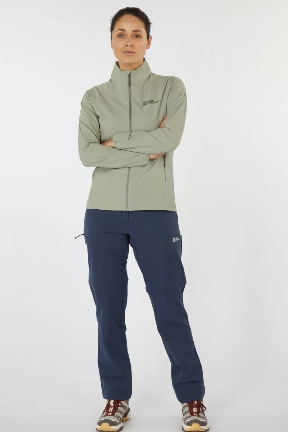 Sale Jack Wolfskin Softshell Jas Prelight Stride Jkt W Mint Leaf