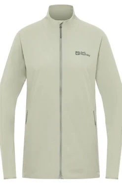 Sale Jack Wolfskin Softshell Jas Prelight Stride Jkt W Mint Leaf