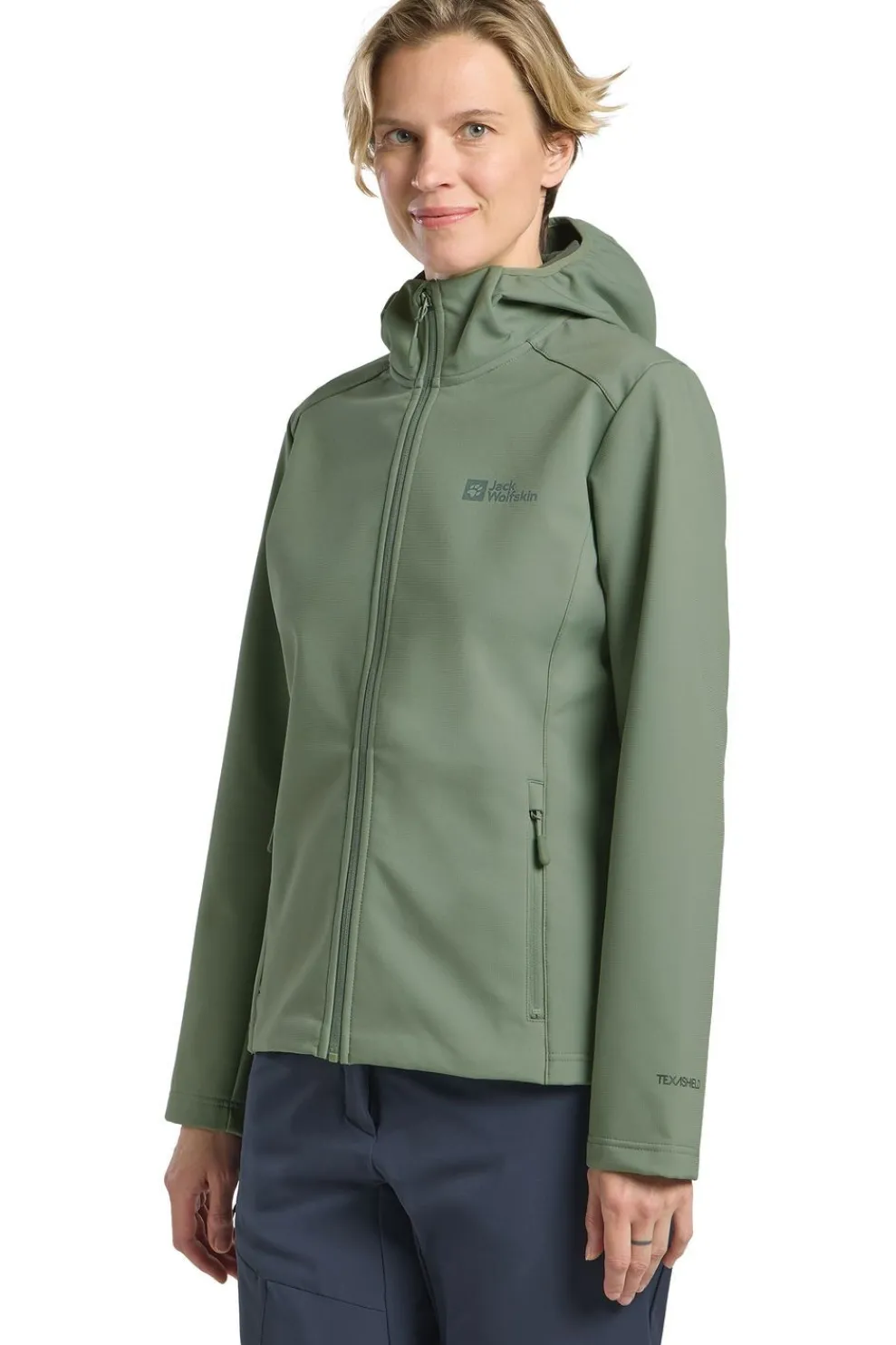 Hot Jack Wolfskin Softshell Jas Bornberg Softshell Eucalyptus
