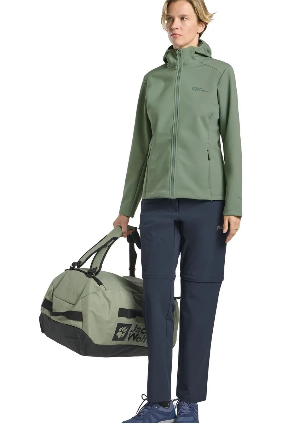 Hot Jack Wolfskin Softshell Jas Bornberg Softshell Eucalyptus
