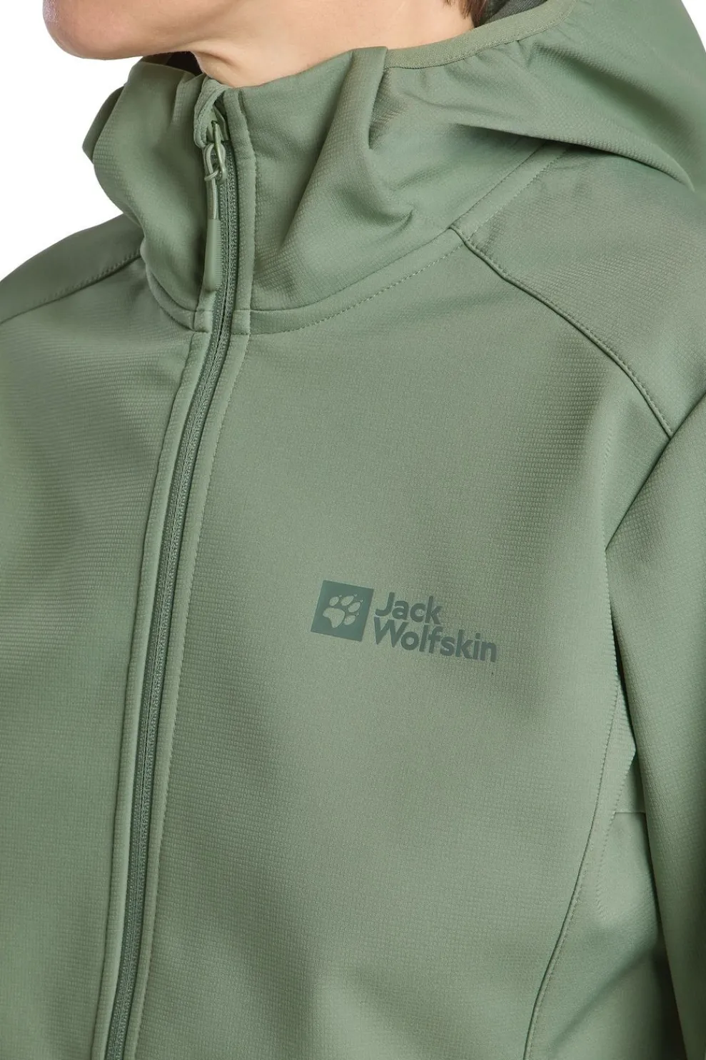 Hot Jack Wolfskin Softshell Jas Bornberg Softshell Eucalyptus
