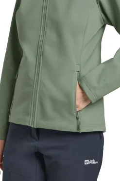 Hot Jack Wolfskin Softshell Jas Bornberg Softshell Eucalyptus