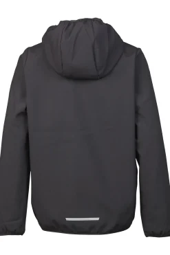 Hot Jack Wolfskin Softshell Jas Fourwinds Jacket Kids Granite Black