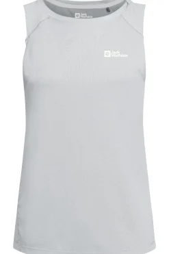 Hot Jack Wolfskin Top Prelight Chill Tank Cool Grey