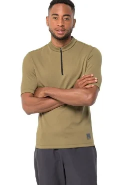 Clearance Jack Wolfskin T-Shirt Bike Commute Hz T Grey Olive