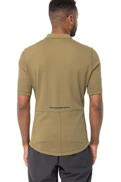 Clearance Jack Wolfskin T-Shirt Bike Commute Hz T Grey Olive