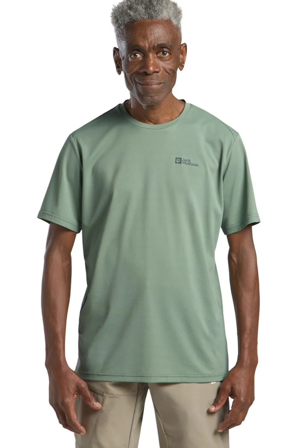 Online Jack Wolfskin T-Shirt Delgami Tee Eucalyptus