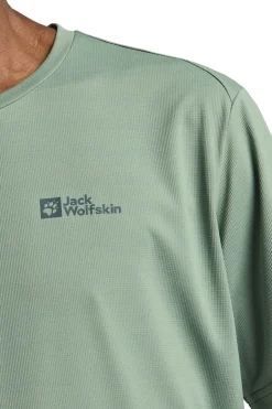 Online Jack Wolfskin T-Shirt Delgami Tee Eucalyptus