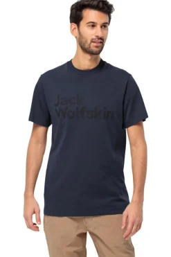 Sale Jack Wolfskin T-Shirt Essential Logo T Night Blue
