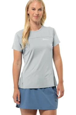 Sale Jack Wolfskin T-Shirt Prelight Chill T Cool Grey