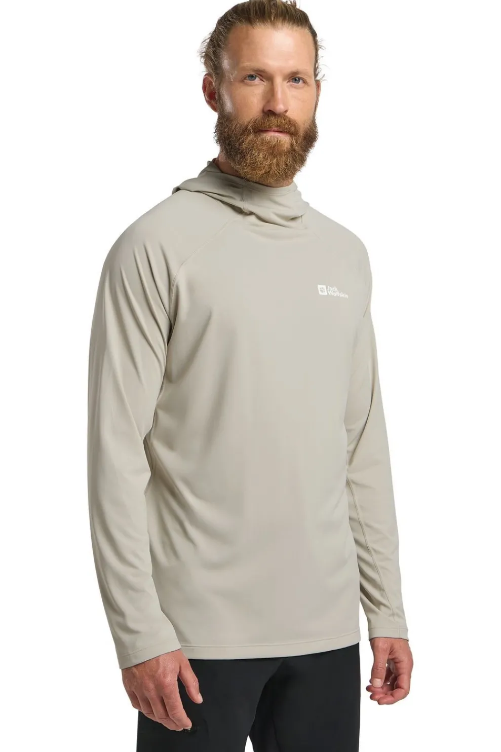 New Jack Wolfskin T-Shirt Prelight Swift Hoodie M Seal