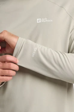 New Jack Wolfskin T-Shirt Prelight Swift Hoodie M Seal