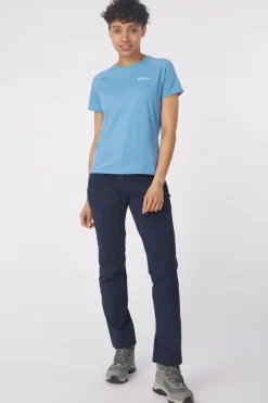 Fashion Jack Wolfskin T-Shirt Prelight Swift T W Mid Blue