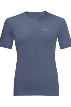 Outlet Jack Wolfskin T-Shirt Tech T M Evening Sky