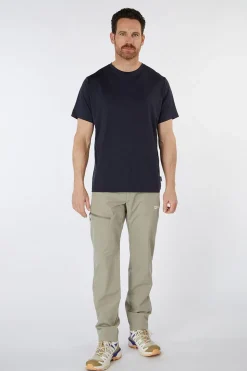 New Jack Wolfskin T-Shirt Travel T M Dark Navy Heather