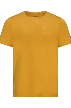 Best Jack Wolfskin T-Shirt Travel Tee Curry