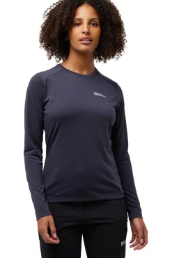 Hot Jack Wolfskin T-Shirt Vonnan Ls T W dark blue