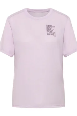 Clearance Jack Wolfskin T-Shirt Vonnan Graphic T W Explore Pale Lavender
