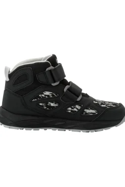 Best Jack Wolfskin Wandelschoenen Woodland 2 Texapore Mid Velcro Kids black/white