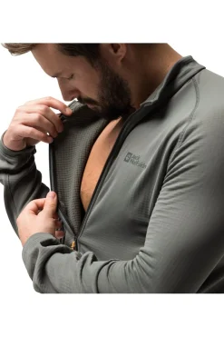 Discount Jack Wolfskin Windstopper Morobbia Fz Light Gecko Green