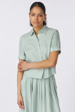 Fashion Jc Sophie Hemd Hollywood Dusty Turquoise