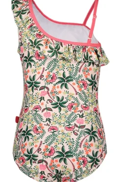 Outlet Just Beach Badpak Floral Sunset Tropical Palm