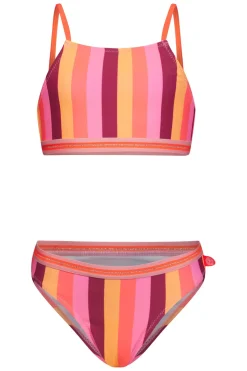 Clearance Just Beach Bikini Inside Out Multi Stripe