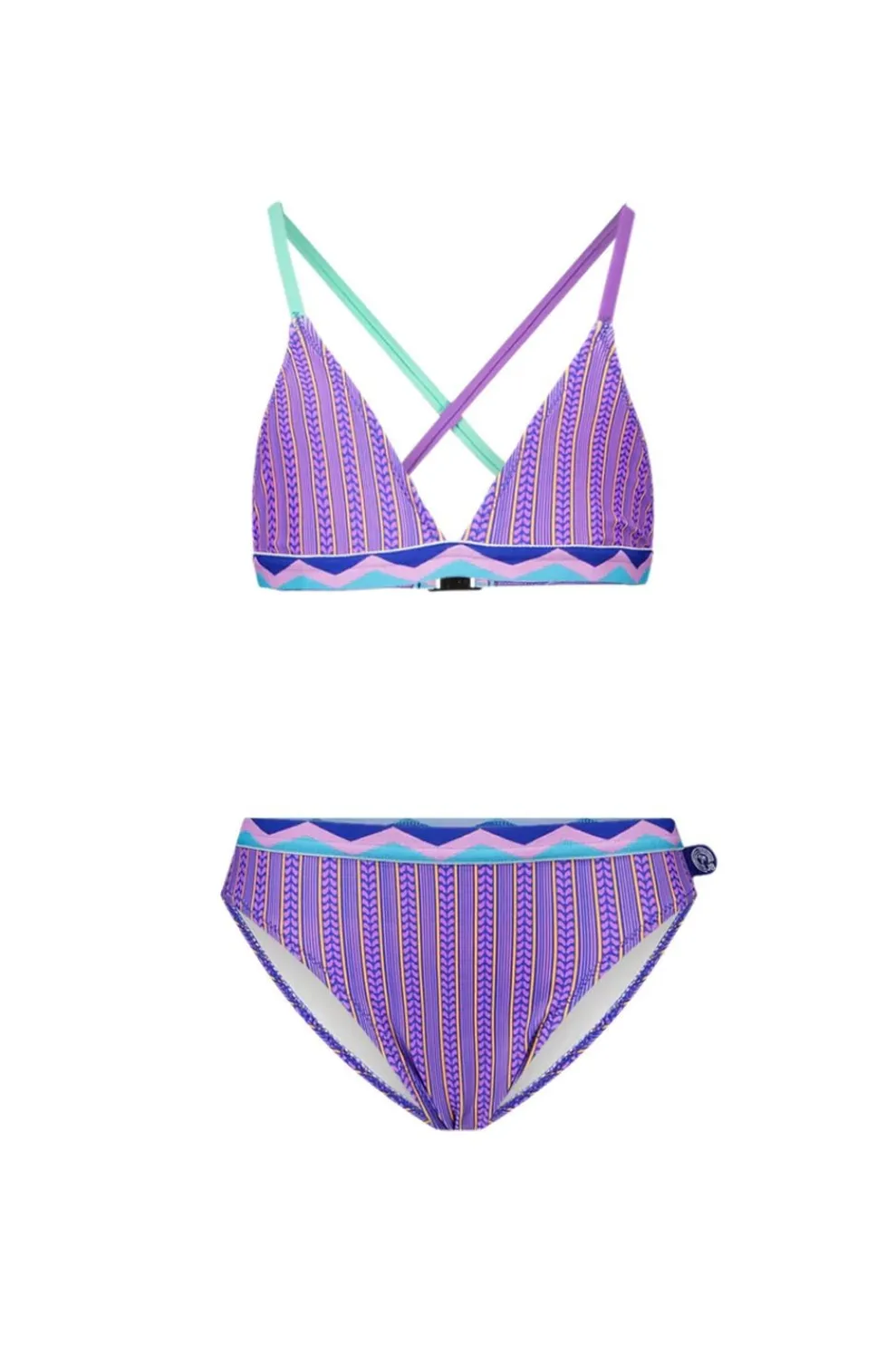 New Just Beach Bikini Triangle Aztec Stripe
