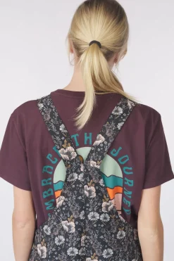 New Kavu Broek San Blas Dungarees Quiet Wildflowers