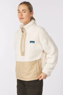 Fashion Kavu Fleece Rockhaven Half Zip Chalk