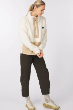 Fashion Kavu Fleece Rockhaven Half Zip Chalk