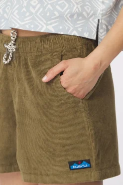 Best Kavu Short All Decked Out Cord Shorts Kelp Forest