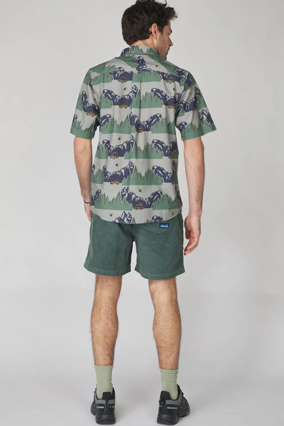 Clearance Kavu Short Take Ten Corduroy Shorts Dark Forest