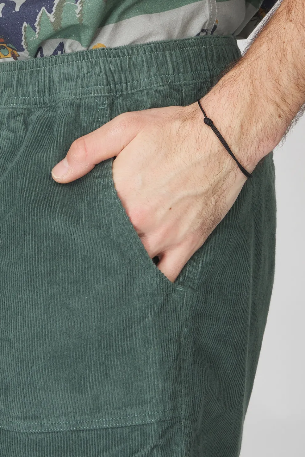 Clearance Kavu Short Take Ten Corduroy Shorts Dark Forest