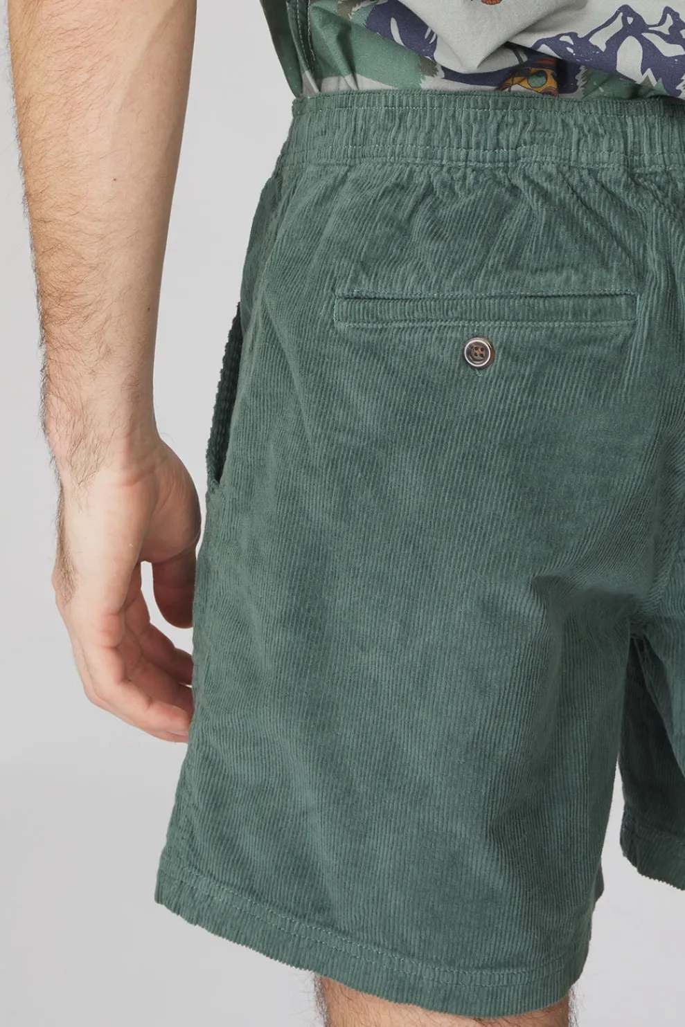 Clearance Kavu Short Take Ten Corduroy Shorts Dark Forest