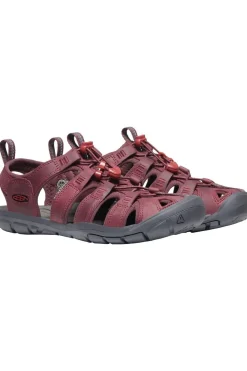 Outlet Keen Sandaal Clearwater Cnx Leather Bordeaux / Maroon
