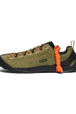 Clearance Keen Schoen Jasper Dark Olive/Scarlet Ibis