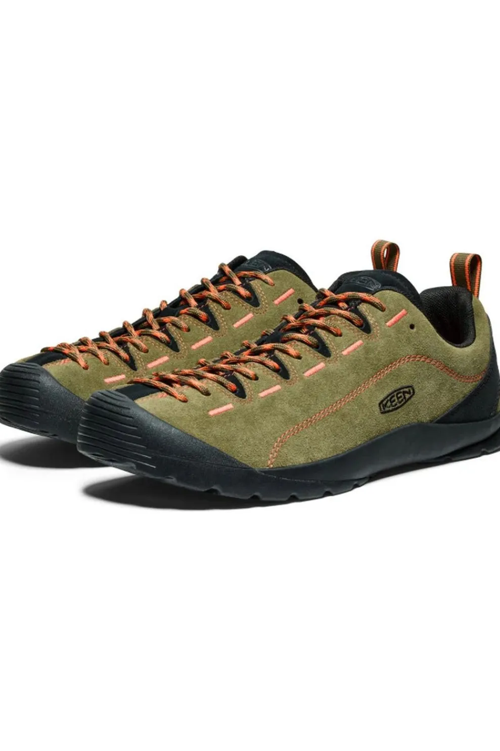 Clearance Keen Schoen Jasper Dark Olive/Scarlet Ibis