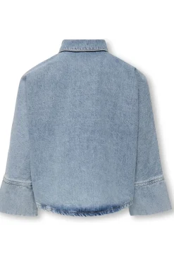 Online Kids Only Mantel Grace 7/8 Bow Lb Cro Light Blue Denim