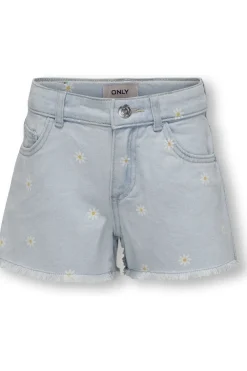 Fashion Kids Only Short Robyn Daisy Shorts Bj Light Blue Denim