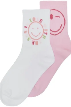 Hot Kids Only Sokken Smile Sports 2-Pack White