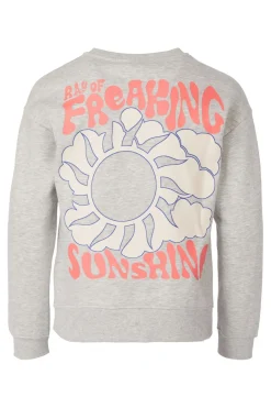 Online Kids Only Trui Lovely L Oversize Light Grey Melange