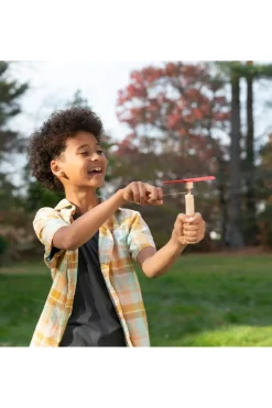 Speelgoed Huckleberry Pull Helicopter-Kikkerland Outlet