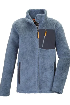 Best Killtec Fleece Kow 363 Bys Flc Jckt Blue Grey