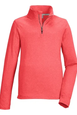 Online Killtec Fleece Ksw 189 Grls Ls Shrt Neon-Coral