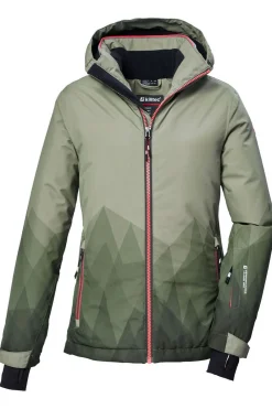 Discount Killtec Ski-Jas Ksw 328 Grls Ski Jckt Light Moss