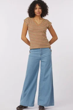 Outlet King Louie Jeans Pirla Pants Festa Light Custard Yellow